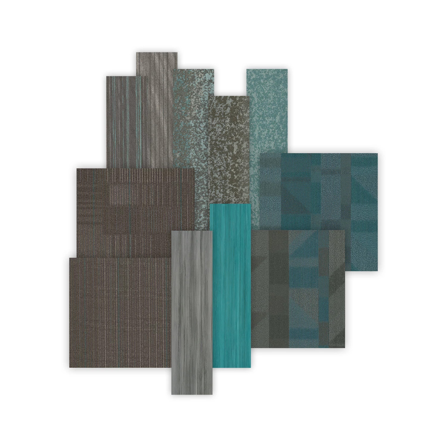 Board | Diffuse Color + Disperse Color Warm Teal | ShawContract